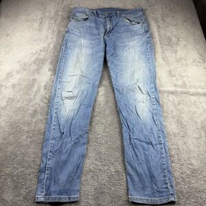 Levis‎ 502 Taper Fit Jeans Mens 32x29 Blue Medium Wash Mid Rise